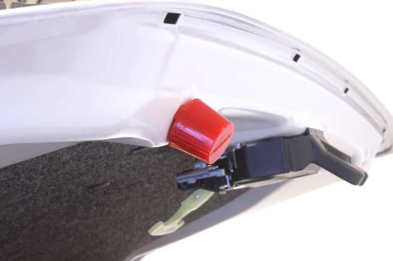 Perrin Performance — PERRIN 15-25 Subaru WRX / 15-21 STI Adjustable Trunk Bumper Set (2pcs) - Red - view 3