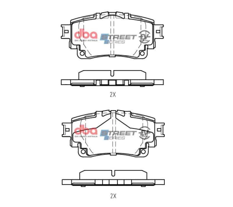DBA — DBA 20-22 Toyota Corolla Hatchback Rear SSEV Street Series Brake Pads
Brake Pad - view 2