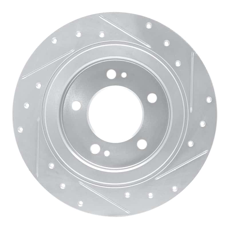 R1 Concepts — R1 13-25 Hyundai SONATA Rear Left Drilled & Slotted Silver Brake Rotor
R1 Brake Rotor Drill - view 5