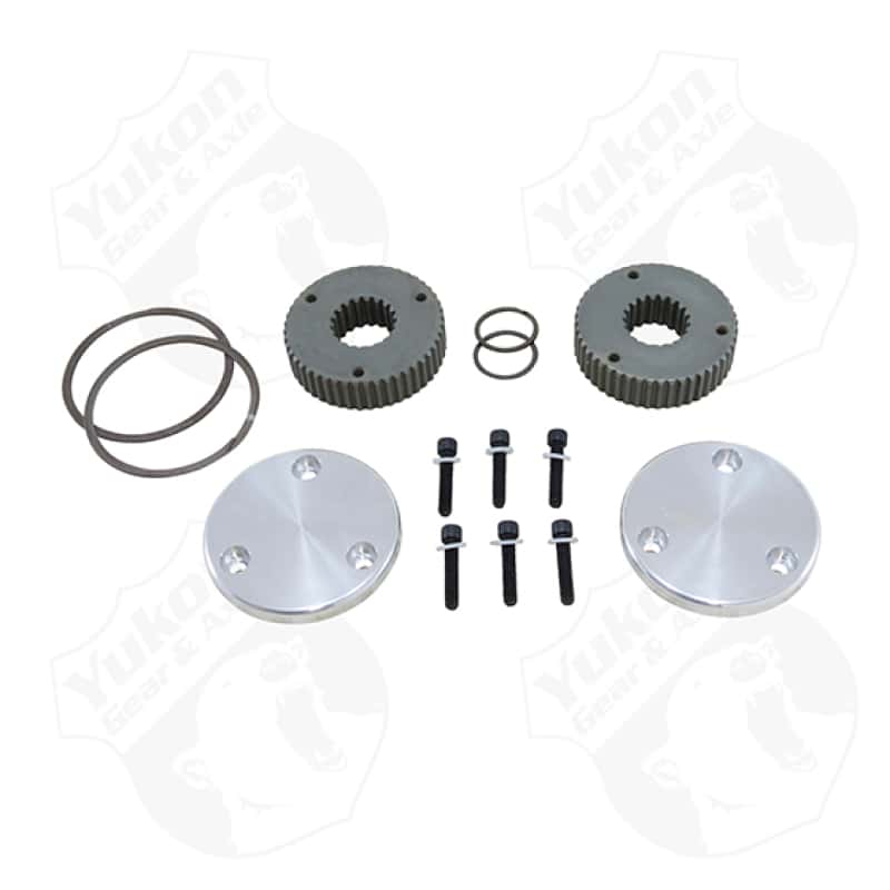 Yukon Gear & Axle — Yukon Gear Hardcore Drive Flange Kit For Dana 44 / 19 Spline Outer Stubs. Non-Engraved Caps
Drive Flange Kit  - view 2