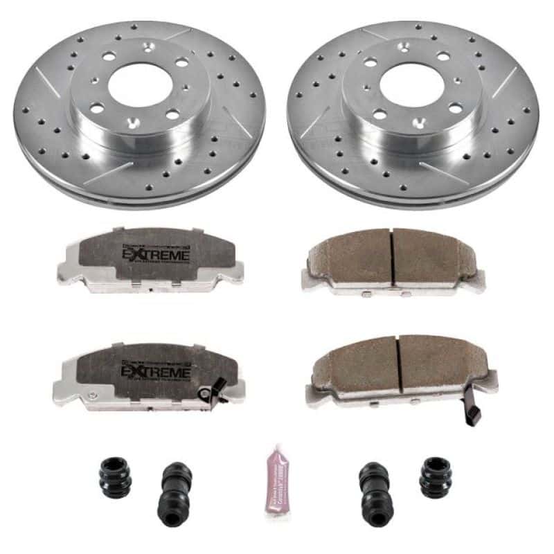 PowerStop — Power Stop 88-89 Honda CRX Front Z26 Street Warrior Brake Kit - view 1