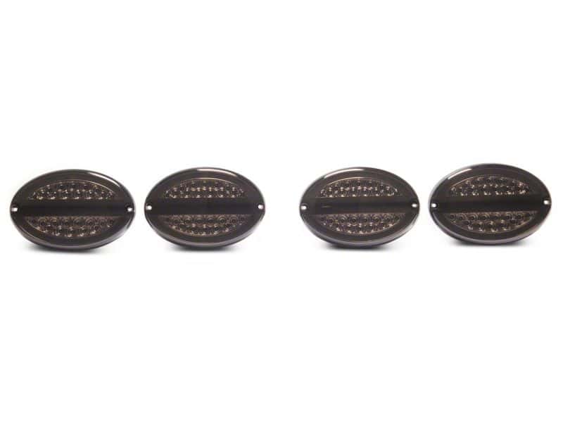 Raxiom — Raxiom 97-04 Chevrolet Corvette C5 Axial Series LED Tail Lights- Chrome Housing- Smoked Lens
Lights - view 2