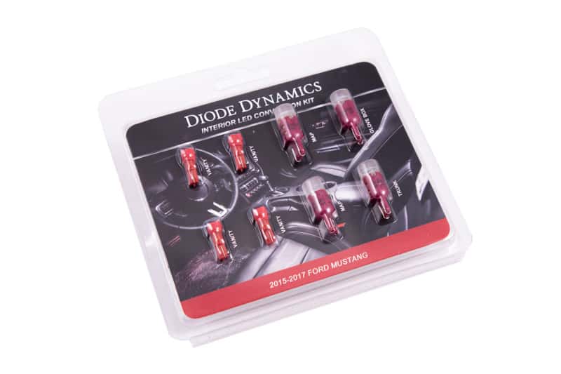 Diode Dynamics — Diode Dynamics Mustang Interior Light Kit 15-17 Mustang Stage 1 - Red - view 1