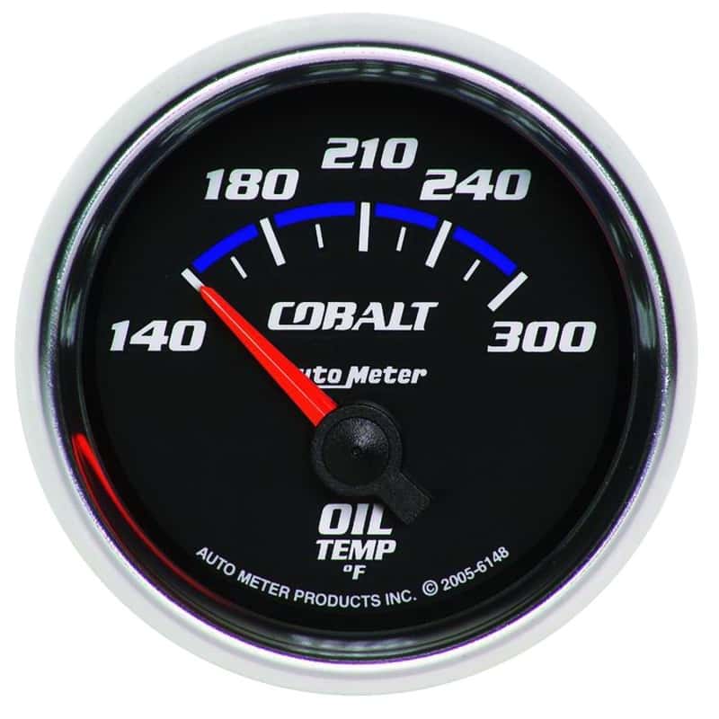 AutoMeter — Autometer Cobalt 2 1/6in 140-300 Degree F Oil Temperature Gauge
GA 2" OILT ELECT CB - view 1