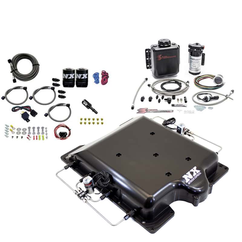 Nitrous Express — Nitrous Express Dodge Hellcat Supercharger Lid Nitrous & Water Injection Kit (100-400HP) w/o Bottle
Injection System Kit
N2OSys - view 2