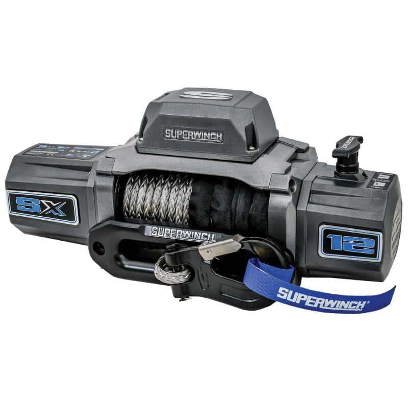 Superwinch — Superwinch 12000 LBS 12V DC 3/8in x 80ft Synthetic Rope SX 12000SR Winch - Graphite
Winch - view 16