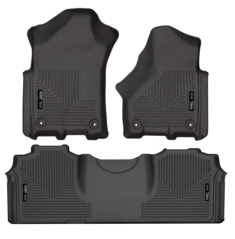 Husky Liners — Husky Liners 19-21 RAM 2500/3500 Mega Cab Weatherbeater Front and 2nd Seat Floor Liners - Black
Floor Liners - view 1