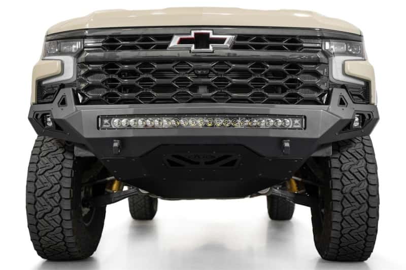 Addictive Desert Designs — Addictive Desert Designs 2022+ Chevy Silverado 1500 ZR2 Stealth Fighter Front Bumper
Bumper- Front - view 19