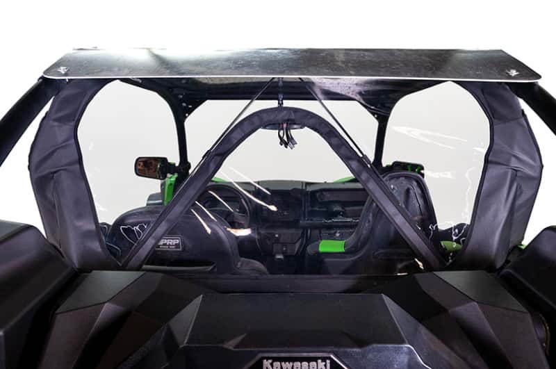 Seizmik — Seizmik 20+ Kawasaki KRX1000 Teryx Rear Soft Windshield - view 1
