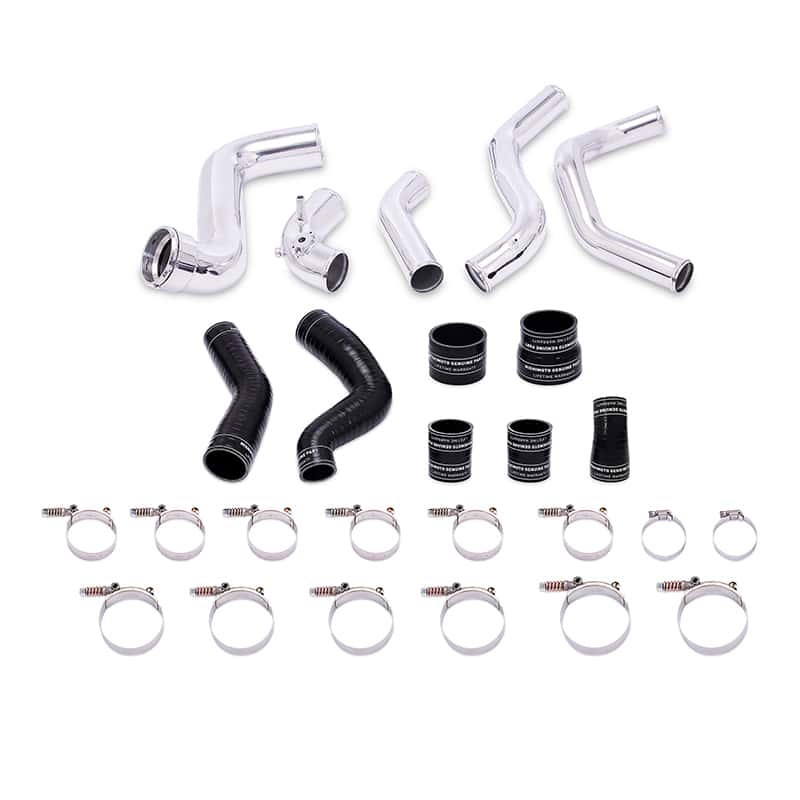 Mishimoto — Mishimoto 2011-2014 Ford F-150 EcoBoost Silver Intercooler w/ Polished Pipes - view 2