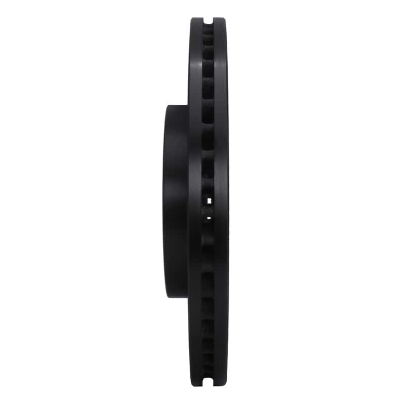 R1 Concepts — R1 04-12 Mitsubishi Eclipse Front Right Drilled & Slotted Black Brake Rotor
R1 Brake Rotor Drill - view 3