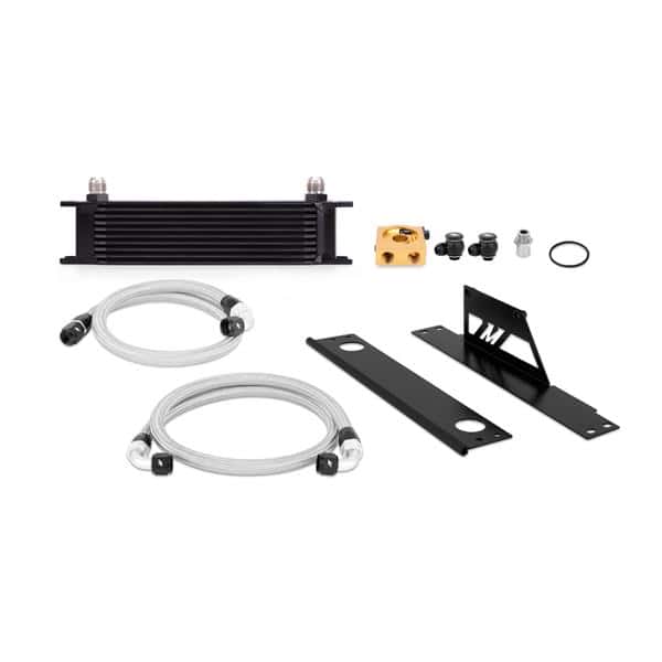 Mishimoto — Mishimoto 02-05 Subaru WRX/STi Thermostatic Oil Cooler Kit - Black - view 1