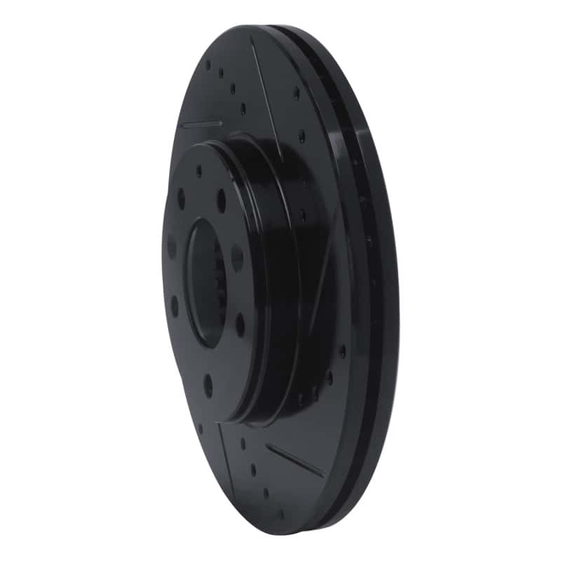 R1 Concepts — R1 03-05 Mazda 6 Front Right Drilled & Slotted Black Brake Rotor
R1 Brake Rotor Drill - view 2