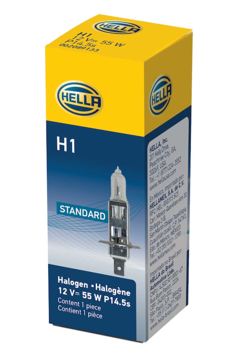 Hella — Hella Bulb H1 12V 55W P14.5s T2.5
H1 Halogen Bulb - view 3