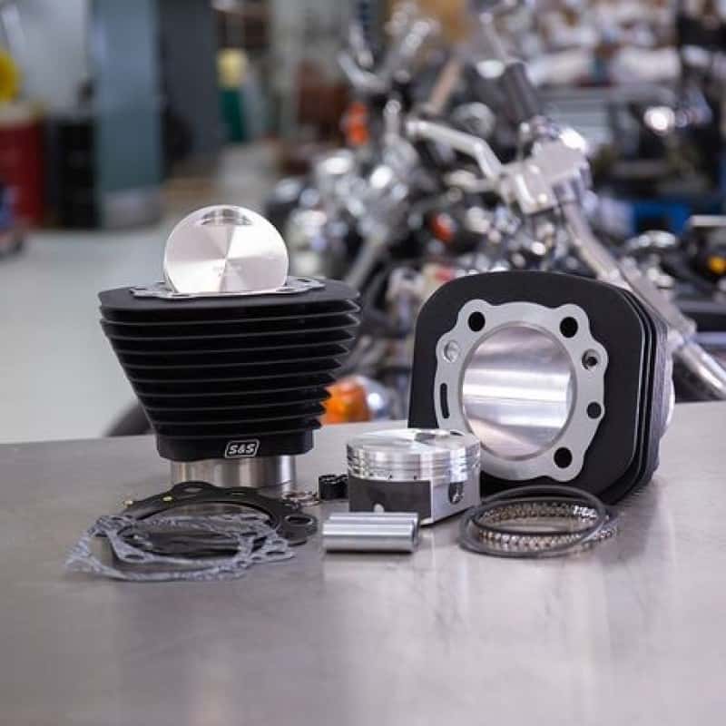 S&S Cycle — S&S Cycle 86-21 Sportster Models 1250cc Conversion Kit - Wrinkle Black - view 1