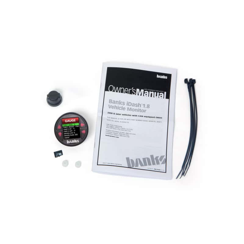 Banks Power — Banks Power iDash 1.8 DataMonster Universal CAN Gauge for use w/Banks Bus Modules
Gauges/Mounting
Banks Ram-Air - view 11