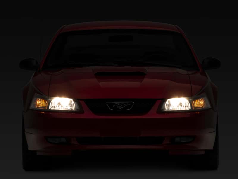 Raxiom — Raxiom 99-04 Mustang Axial Series OEM Style Replacement Headlights- Black Housing (Clear Lens)
Headlights - view 8