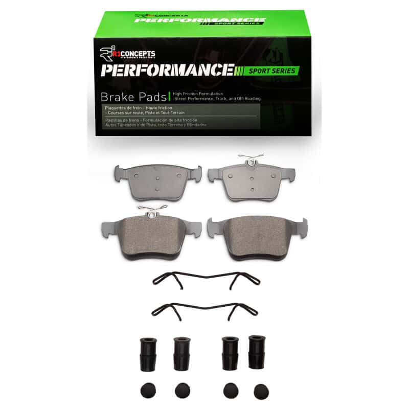 R1 Concepts — R1 2015-2025 Audi A3 Quattro Rear R1 Performance Sport Pads & Hardware Kit
R1 Performance Sport - view 1