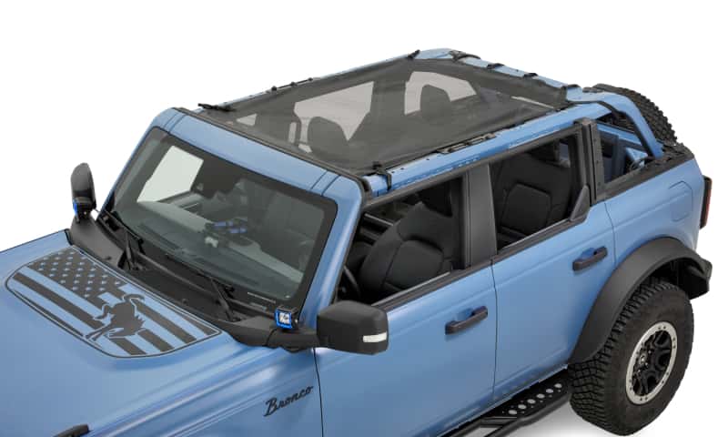 Bestop — Bestop 21-26 Bronco 4-Door Safari Bimini (Mesh) - view 2