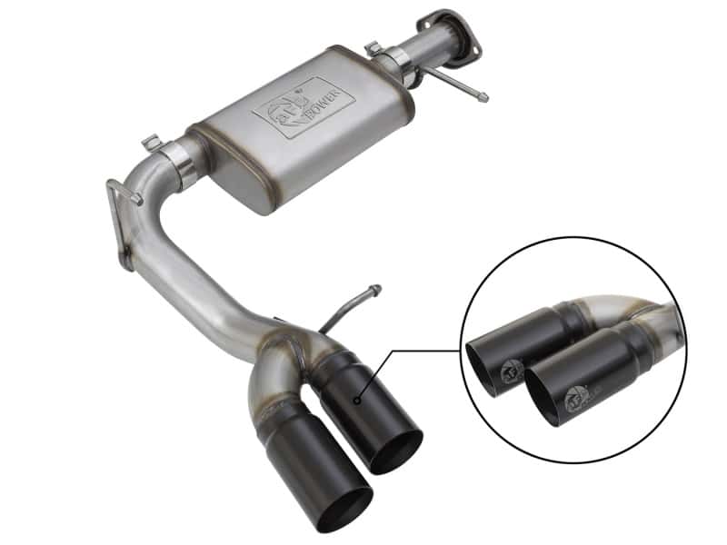 aFe — aFe MACH Force-Xp 3in 409 SS Cat-Back Exhaust w/ Black Tips 17-18 GM Colorado/Canyon V6-3.6L
Cat-Back Exhaust - view 1
