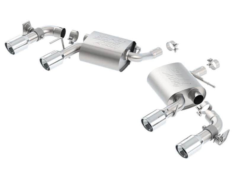 Borla — Borla 2016 Chevy Camaro V6 AT/MT ATAK Rear Section Exhaust w/ Dual Mode Valves
Axle-Back System - view 1