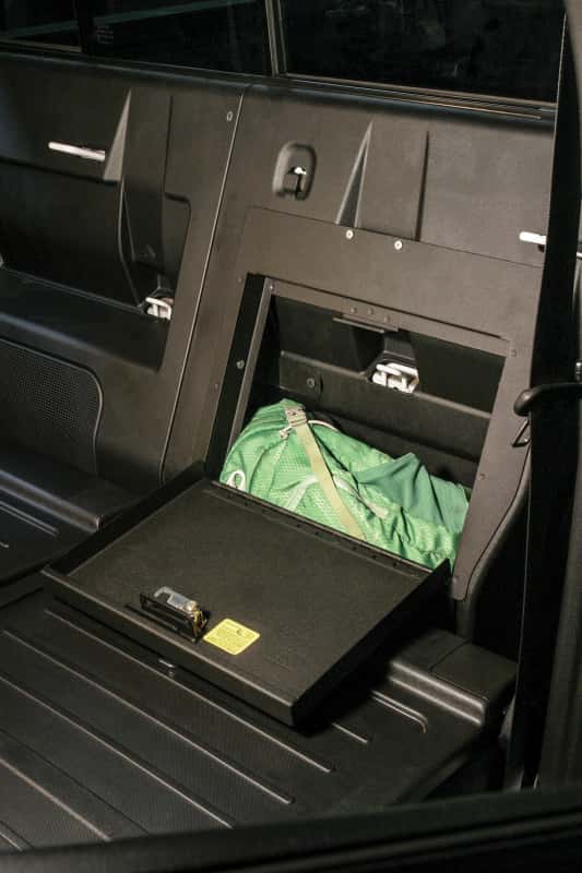 Tuffy Products — Tuffy 05-23 Toyota Tacoma Behind Seat Cubby Cover W/ Combo Lock
Cubby Cover - view 5