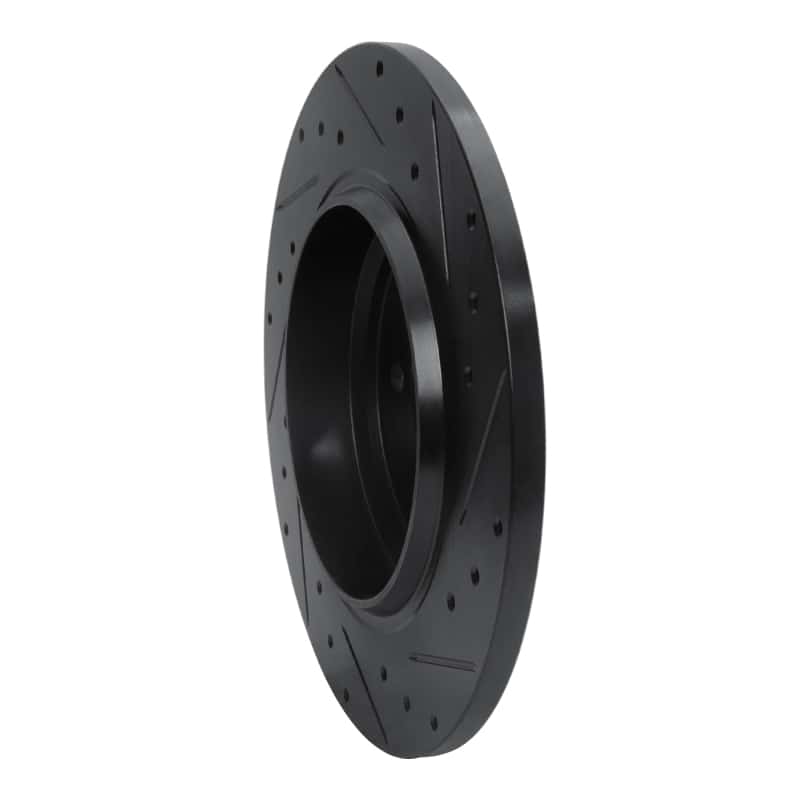 R1 Concepts — R1 00-05 Mercedes-Benz ML500 (USA/Canada) Rear Left Drilled & Slotted Black Brake Rotor
R1 Brake Rotor Drill - view 4
