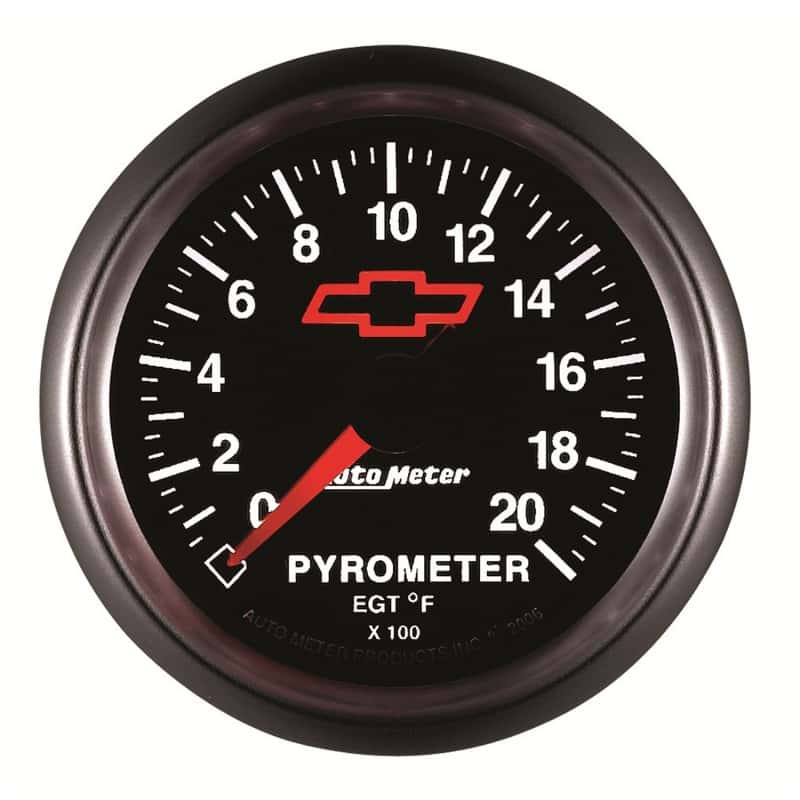 AutoMeter — AutoMeter Gauge Pyrometer (Egt) 2-1/16in. 2000 Deg. F Stepper Motor Chevy Red Bowtie Black
2-1/16" PYROMETER KI - view 9