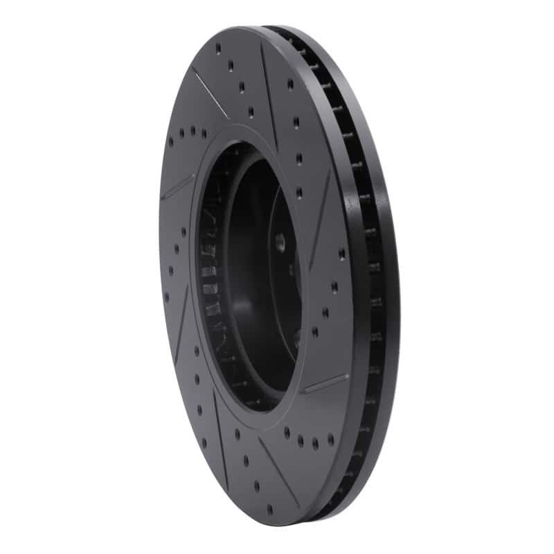 R1 Concepts — R1 06-21 Subaru Tribeca Front Left Drilled & Slotted Black Brake Rotor
R1 Brake Rotor Drill - view 4