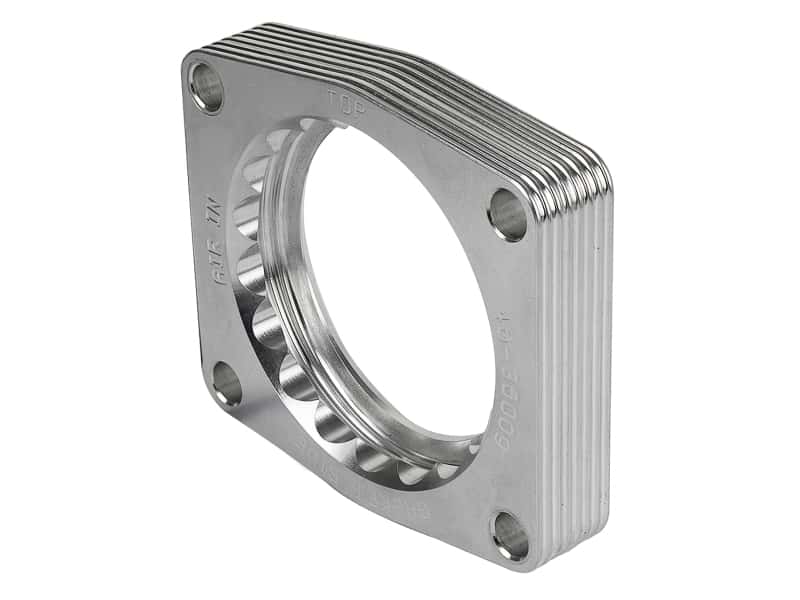 aFe — aFe Silver Bullet Throttle Body Spacer TBS 17-19 Nissan Patrol (Y61) I6-4.8L
Throttle Body Spacer - view 4