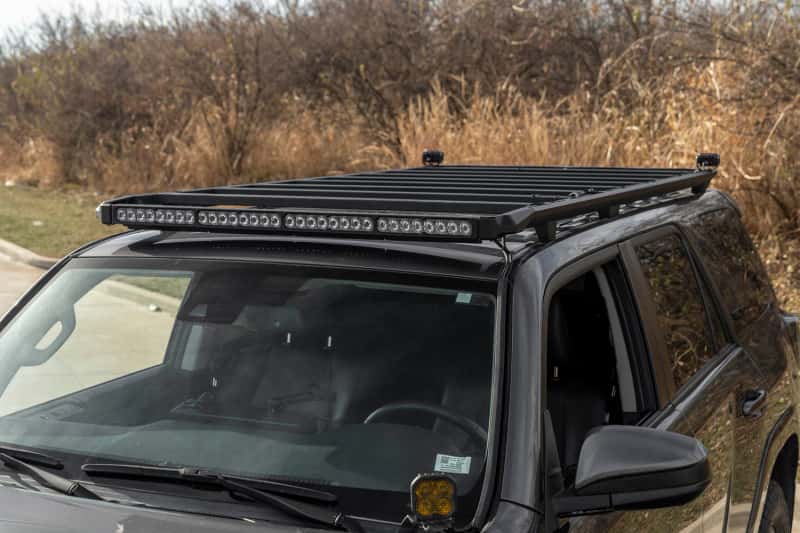 Diode Dynamics — Diode Dynamics 10-24 Toyota 4Runner DEK Roof Rack 7-Pod SS5 Sport Light Bar - White Driving - view 2