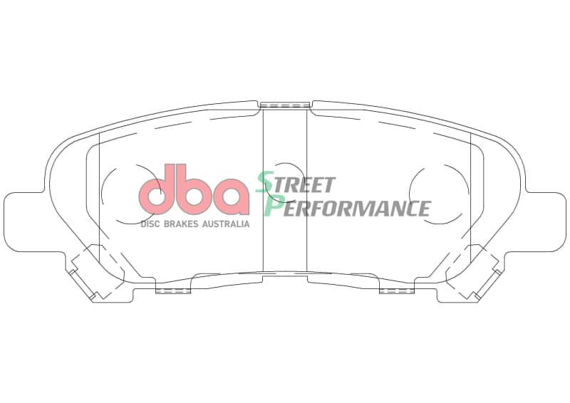 DBA — DBA 08-13 Toyota Highlander Rear SP Performance Brake Pads
Brake Pad - view 1