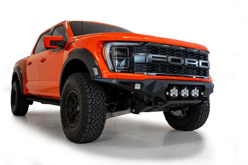 Addictive Desert Designs — Addictive Desert Designs 2021+ Ford Raptor Bomber Front Bumper w/ 3 Baja Designs LP6 Light Mounts
Bumper- Front
Bumpers - view 20