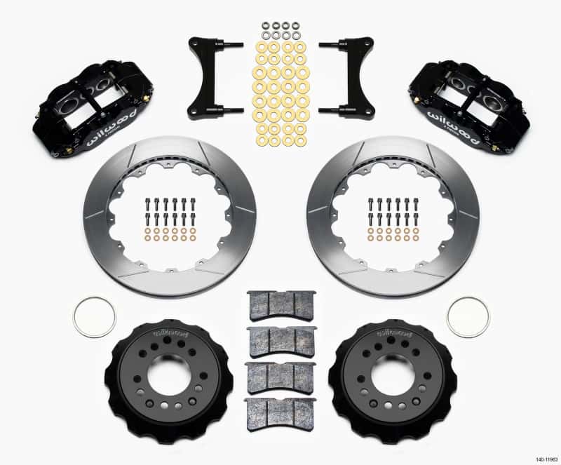 Wilwood — Wilwood Narrow Superlite 6R Front Hat Kit 12.88in 93-96 Mazda RX7
BRAKE KIT - view 2