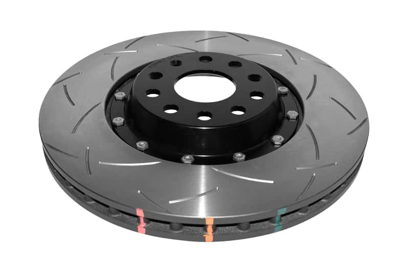 DBA — DBA 12-13 Volkswagen Golf R Front 5000 Series Slotted Rotor w/Black Hat
Brake Rotor - view 1