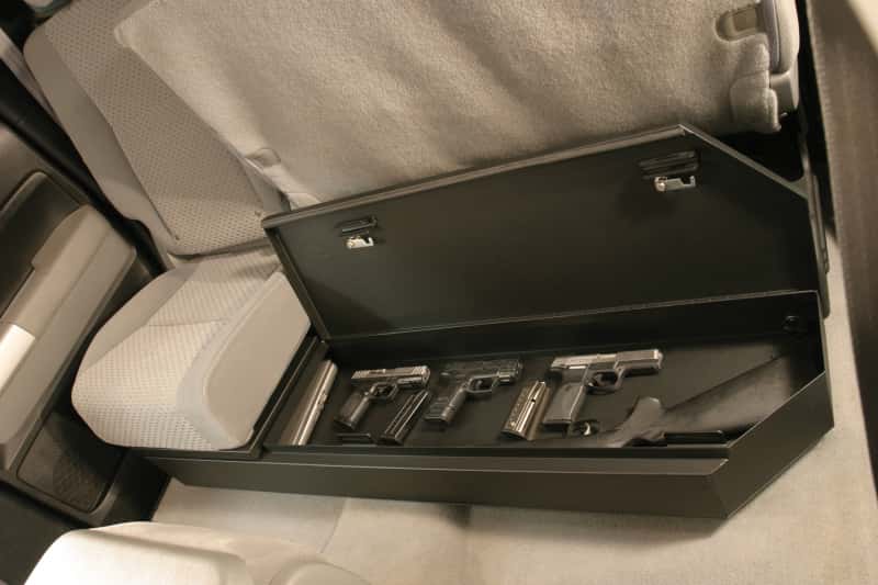 Tuffy Products — Tuffy 07-21 Toyota Tundra Double Cab Underseat Lockbox W/ Keyed Lock
Lockbox - view 9