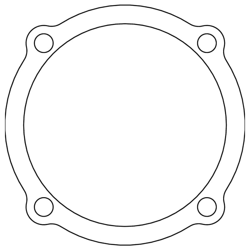 Cometic Gasket — Cometic Chrysler B/RB - Gen-2 Hemi V8 Water Pump Housing Gasket .031in Fiber - 10 Pack
Water Pump Gasket - view 1