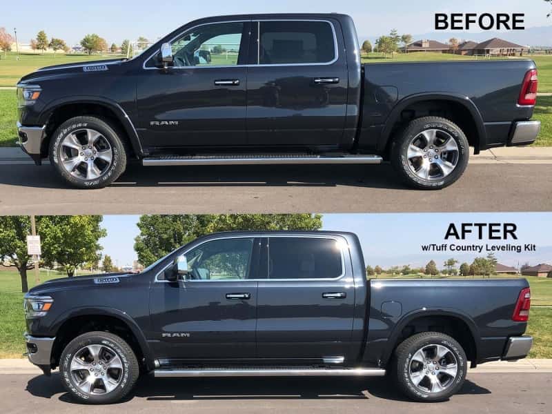Tuff Country — Tuff Country 19-23 Dodge Ram 1500 2in Front Leveling Kit with Ride Height Sensor Links
Suspension - view 3