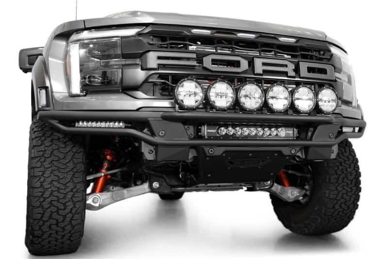 Addictive Desert Designs — Addictive Desert Designs 2021-2024 Ford F-150 Raptor Race Series Front Bumper Light Hoop
Bumper- Front - view 6