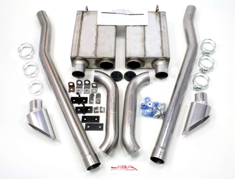 JBA — JBA 65-70 Ford Mustang 260-428 409SS Eleanor Style Dual Side Header Back Exhaust
Exhaust System - view 1