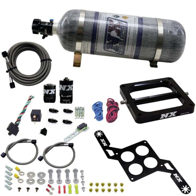 Nitrous Express — Nitrous Express 4500 RNC Conventional Nitrous Plate Kit w/.375in Solenoid w/12lb Bottle
Injection System Kit
N2OSys - view 2
