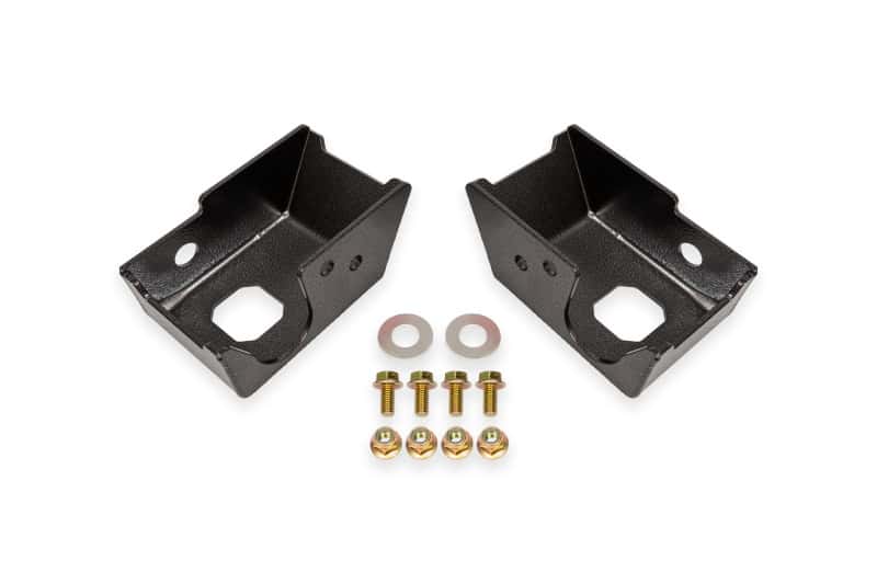 BMR Suspension — BMR 2021+ Ford Bronco (Exc. Bronco Sport) Rear Shock Mount Skid Plates - Black Hammertone
Rr Shock Skid Plate - view 1