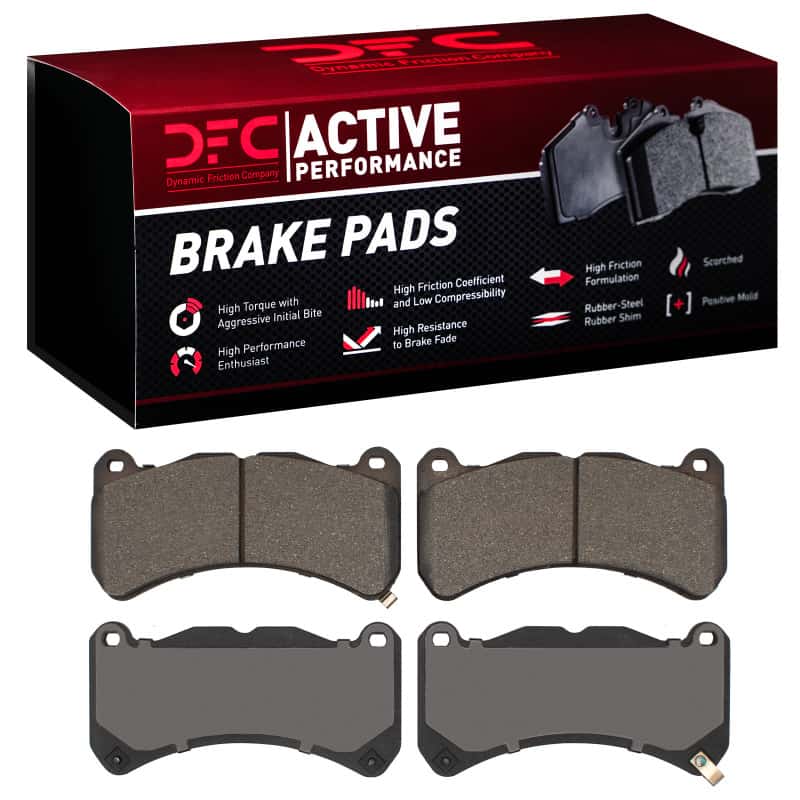 DFC — DFC 08-25 Lexus IS F Front Active Performance Pads - Low Metallic
DFC Brake Pad Set - view 1