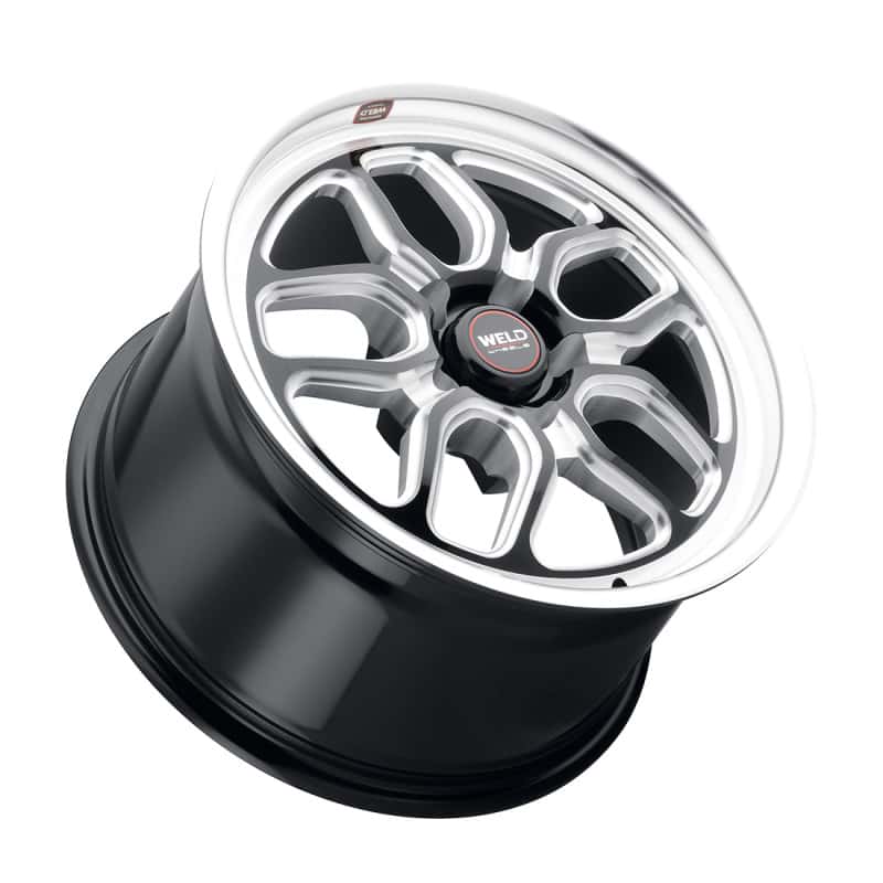 Weld — Weld Racing 17x10 Laguna Drag Wheel 5x127 ET38 BS7.00 Gloss BLK MIL DIA 71.5 - view 3