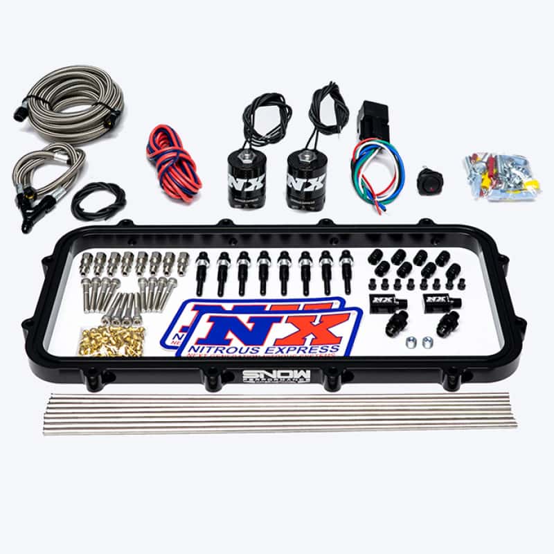 Nitrous Express — Nitrous Express Holley Hi-Ram Dry Direct Port Plate Nitrous System w/o Bottle
Injection System Kit - view 1