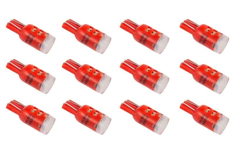 Diode Dynamics — Diode Dynamics 194 LED Bulb HP3 LED - Red Set of 12 - view 1