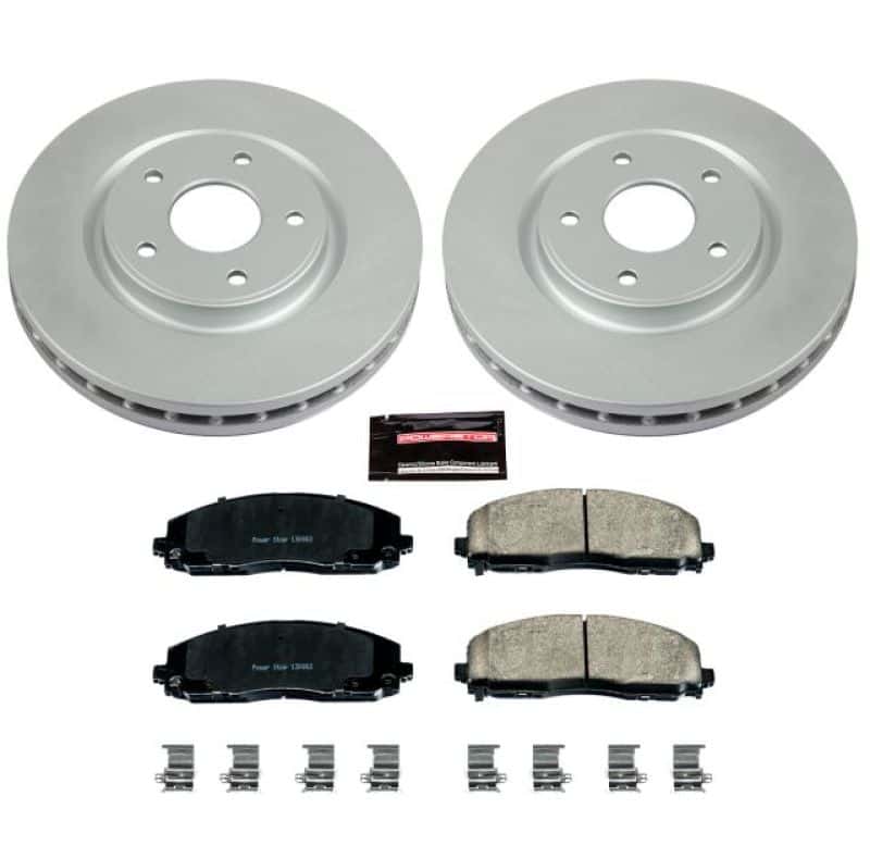 PowerStop — Power Stop 17-19 Chrysler Pacifica Front Z17 Evolution Geomet Coated Brake Kit - view 1