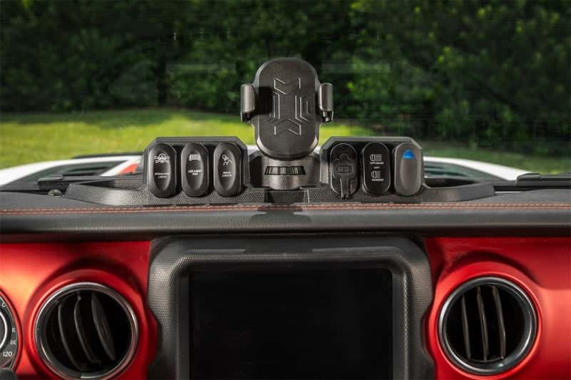 Rugged Ridge — Rugged Ridge 18- 22 Jeep Wrangler JL/ 20-22 Gladiator Eclipse Sun Shade Black Hard Top- Black
Cell Phone Holder
OFFROAD_INTERIOR - view 8