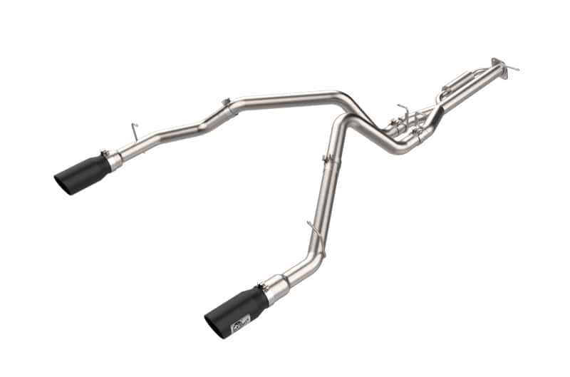 aFe — aFe 21-24 Ford F-150 Vulcan Series 3 IN to 3-1/2 IN Stainless Steel Cat-Back Exhaust System - Black
Cat-Back Exhaust - view 1