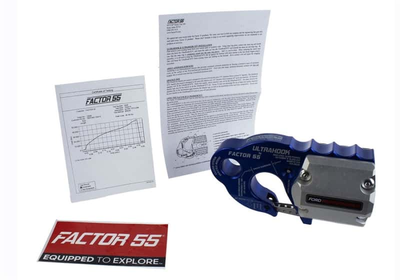 Ford Racing — Ford Racing Factor 55 UltraHook w/Rope Guard - Blue
Tow Hook - view 6